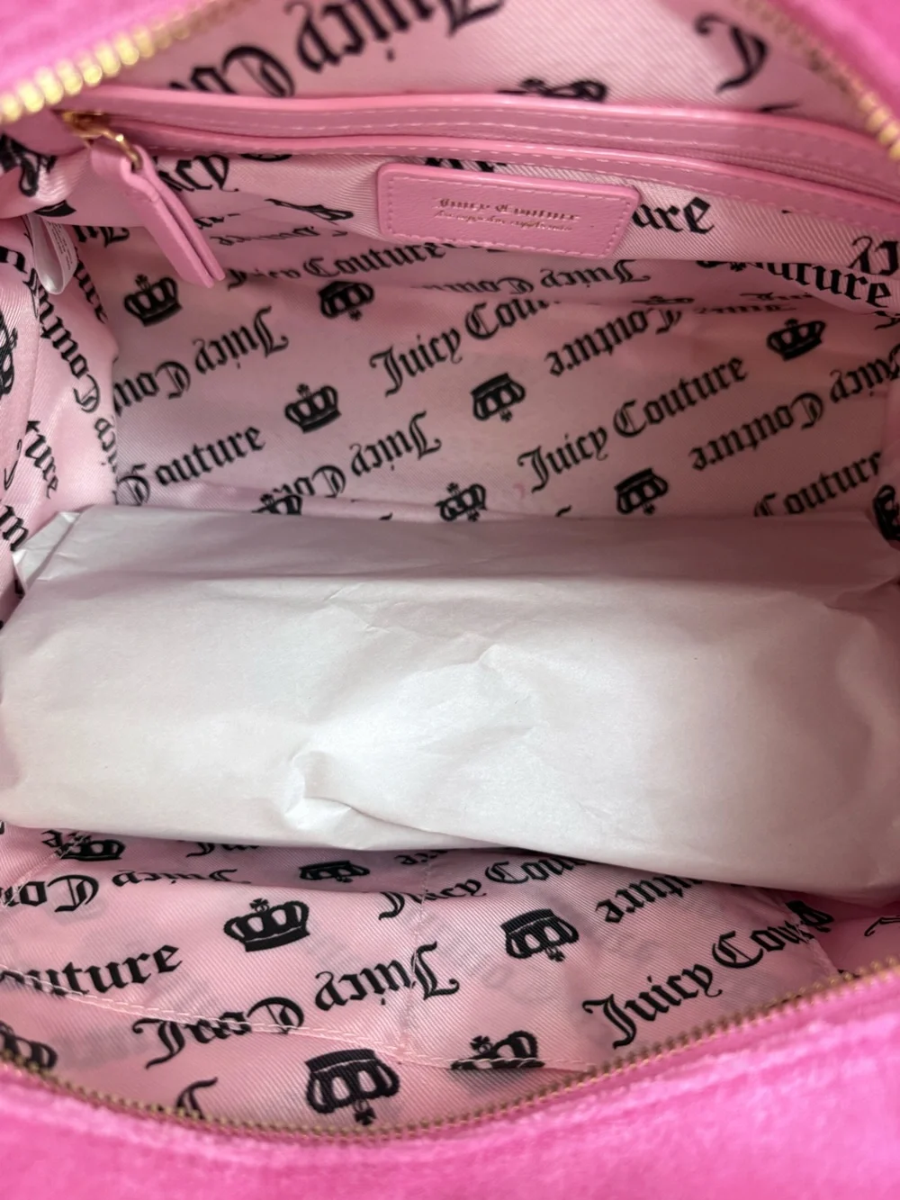 NWT Juicy Couture Juicy Angel Tote in Pink Angel w/Mini-Bag, Charm